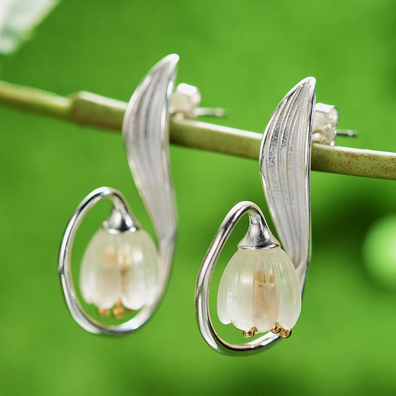 Tulip Of The Valley Earrings