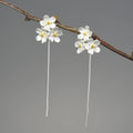 Forget Me Not Triple Drop Earrings