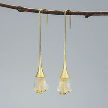Tulip Of The Valley Long Earrings