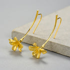 Alluring Freesia Flower Drop Earrings