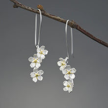 Forget Me Not Blossom Dangle Earrings