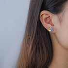 Frozen Forest Stud Earrings