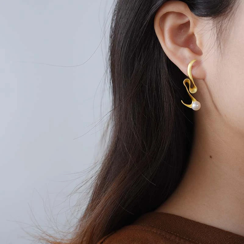 Rolling Tides Drop Earrings