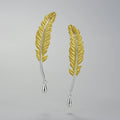 Lucky Goose Feather Earrings