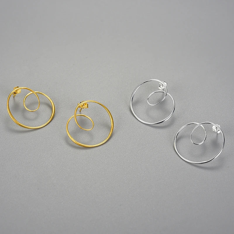 Whole Spiral Earrings