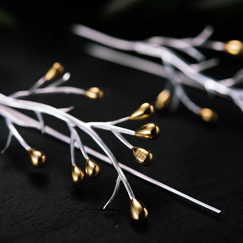 Young Buds In Spring Drop Earrings