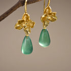 Phalaenopsis Flower Water Drop Earrings