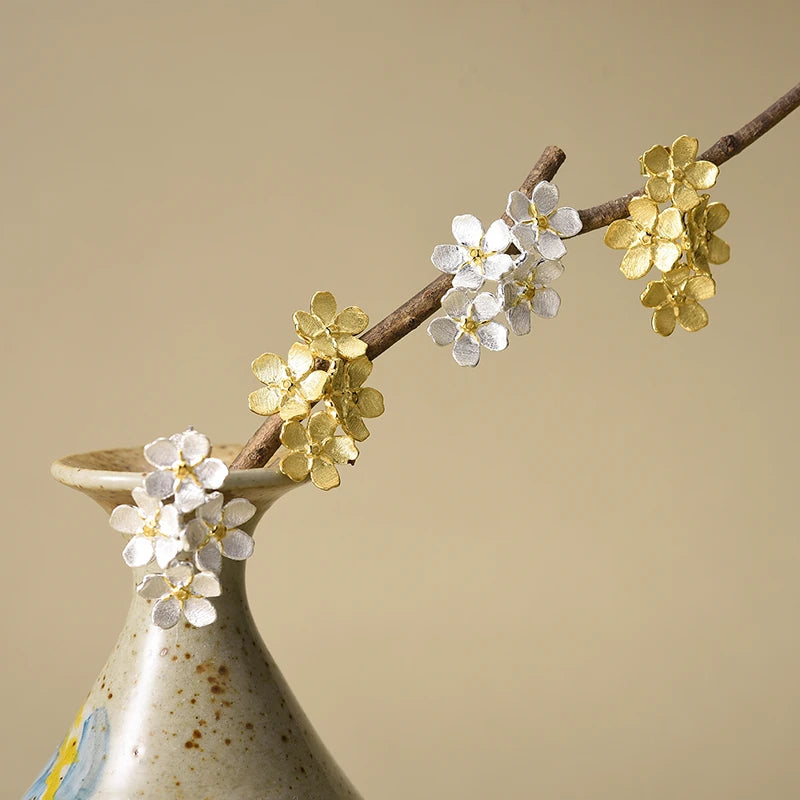 Forget Me Not Blossom Stud Earrings
