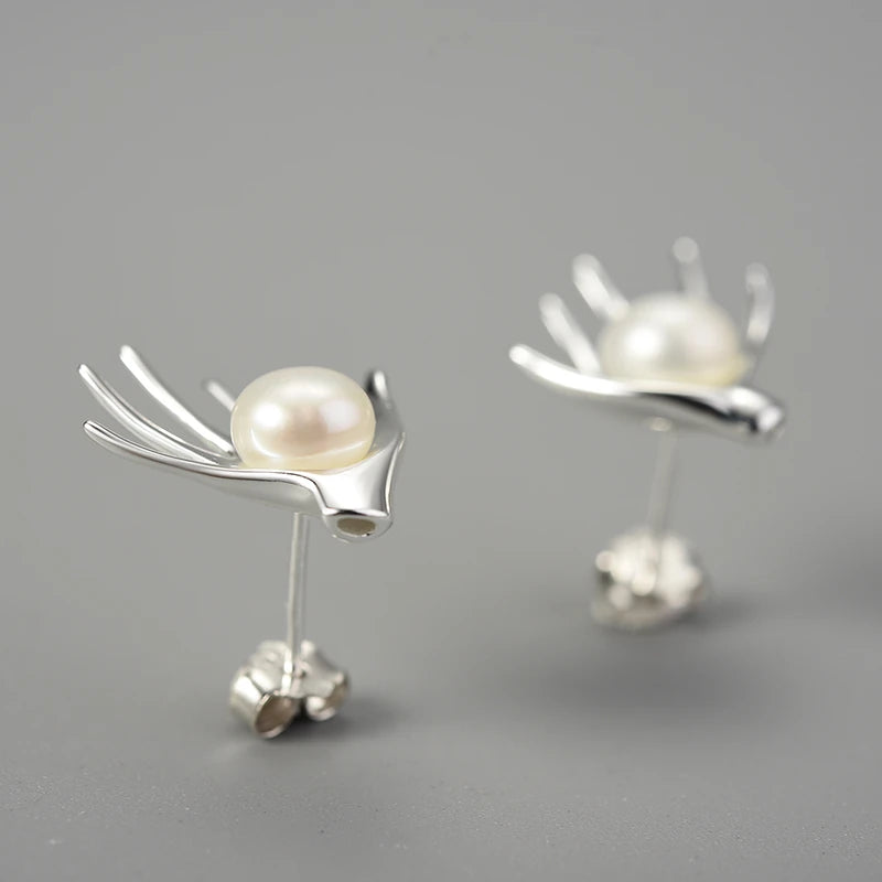 Moon Catcher Stud Earrings