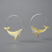 Noble Whale Dainty Earrings