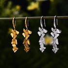Triple Petal Drop Earrings