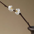Delicate Phalaenopsis Flower Stud Earrings