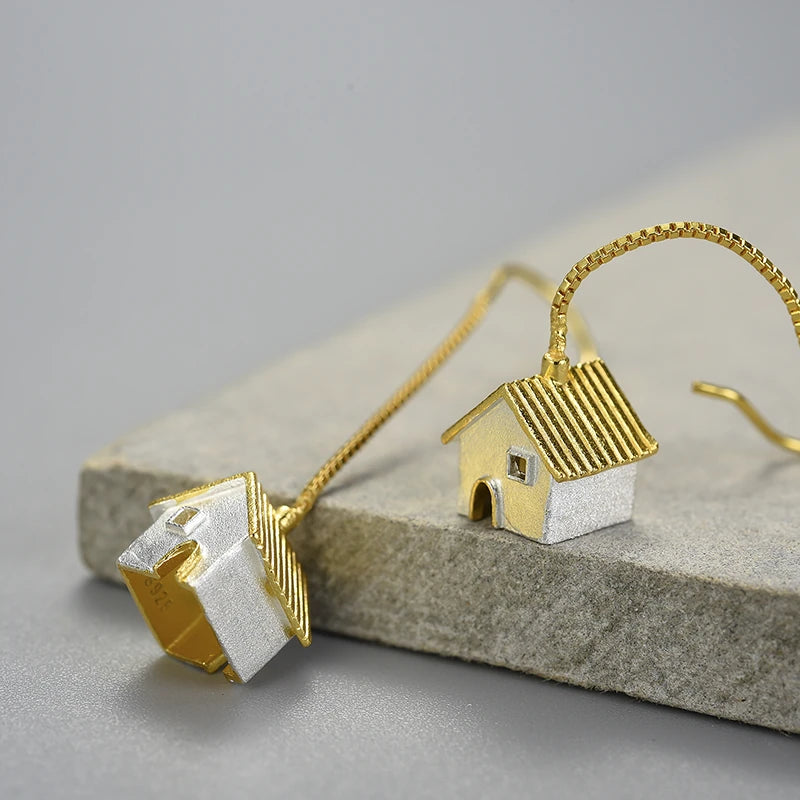A Home At The Countryside Dangle Earrings