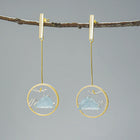 Bluebird of Icy Mountains Earrings