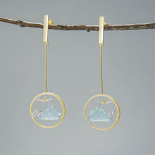 Bluebird of Icy Mountains Earrings