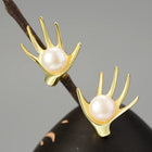 Moon Catcher Stud Earrings