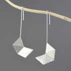 Minimalist Origami Dangle Earrings