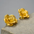 Camellia Flower Stud Earrings