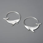 Noble Whale Dainty Earrings