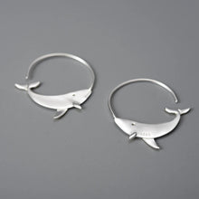 Noble Whale Dainty Earrings