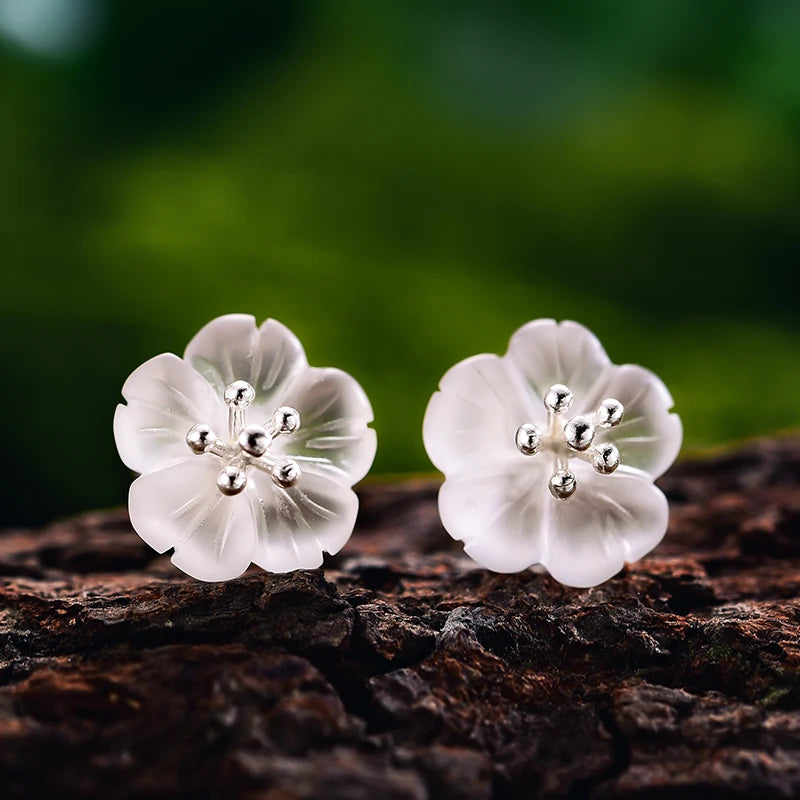 Lone Sakura Stud Earrings