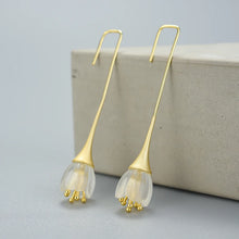 Tulip Of The Valley Long Earrings