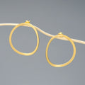 Minimalist Irregular Hoop Earrings