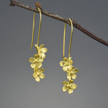 Forget Me Not Blossom Dangle Earrings