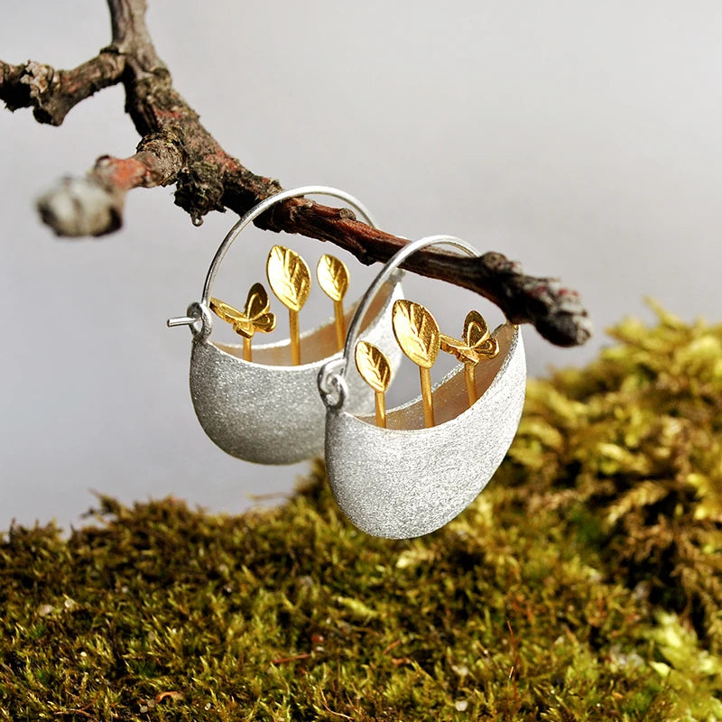 Little Garden Round Earrings