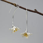 Alluring Freesia Flower Drop Earrings