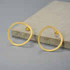 Minimalist Irregular Hoop Earrings