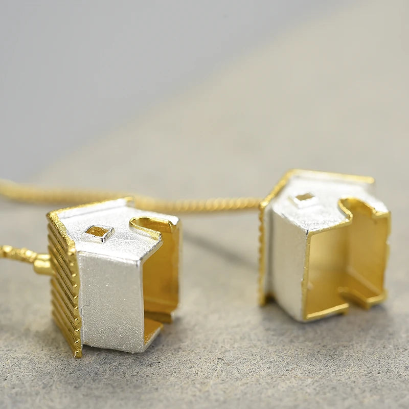 A Home At The Countryside Dangle Earrings