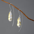 Unique Rice Bloom Dangle Earrings