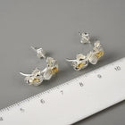 Delicate Phalaenopsis Flower Earrings