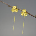 Forget Me Not Triple Drop Earrings