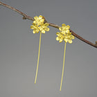 Forget Me Not Triple Drop Earrings
