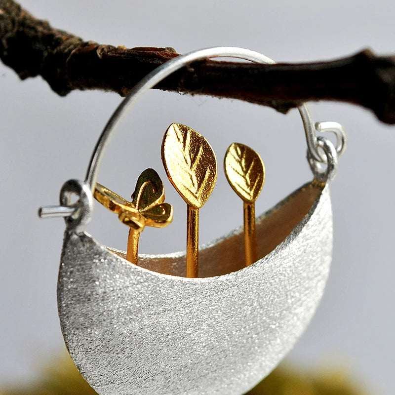 Little Garden Round Earrings