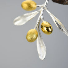Golden Olives Earrings