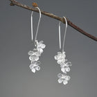 Forget Me Not Blossom Dangle Earrings