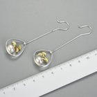 Bonsai Tree And Pearl Dangle Earrings