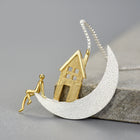 A Home on the Moon Earrings