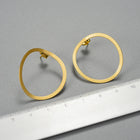 Minimalist Irregular Hoop Earrings
