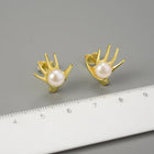 Moon Catcher Stud Earrings