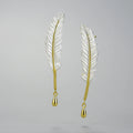 Lucky Goose Feather Earrings