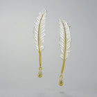 Lucky Goose Feather Earrings