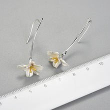 Alluring Freesia Flower Drop Earrings