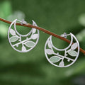 Autumn Breeze Hoop Earrings