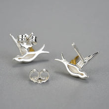 Small Flying Swallow Stud Earrings