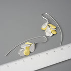 Unique Rice Bloom Dangle Earrings