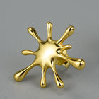 A Splash of Gold Stud Earrings